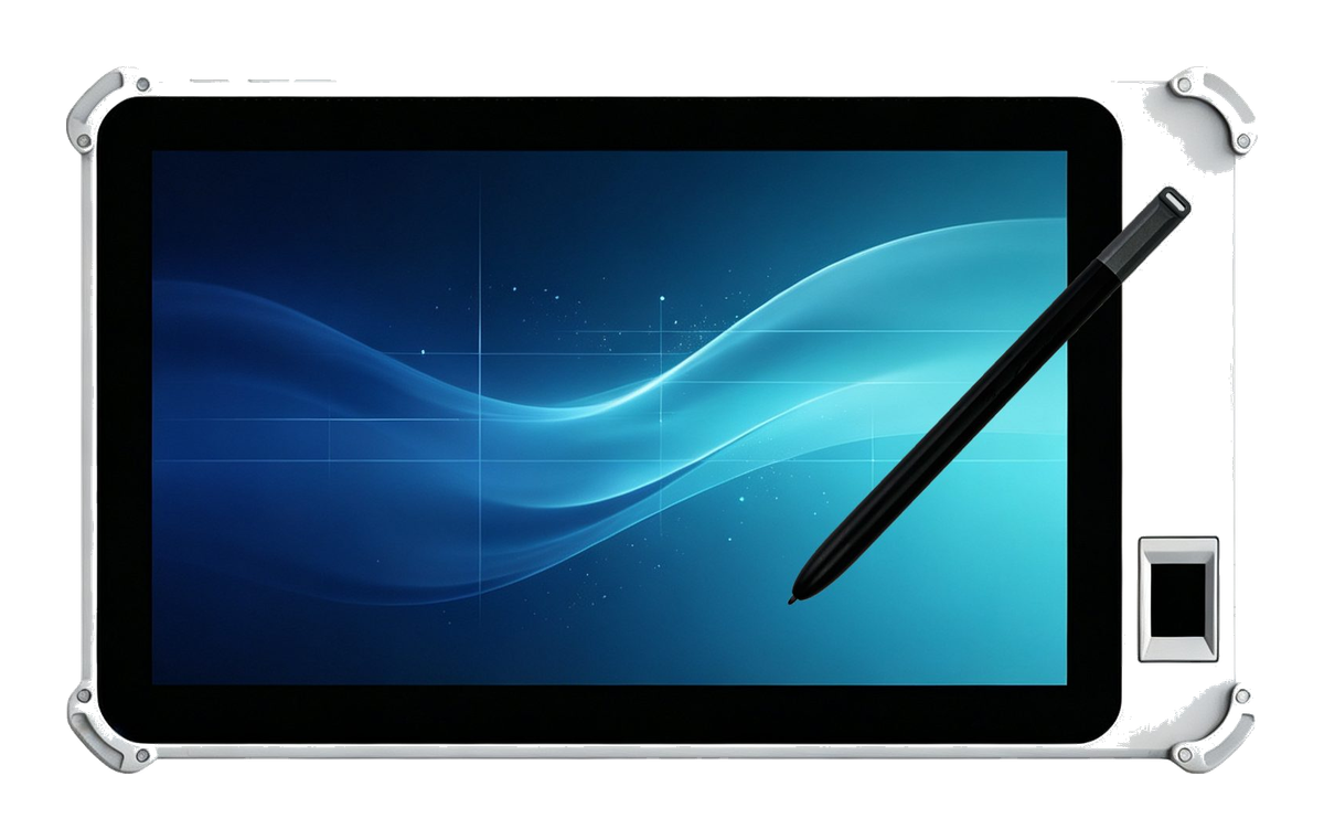 YFB 101-P 10-inch mobile Signature pad with fingerprint scanner