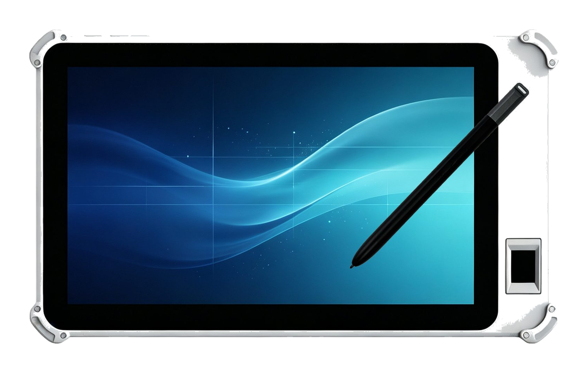 YFB 102-G 10-inch mobile Signature pad with fingerprint scanner